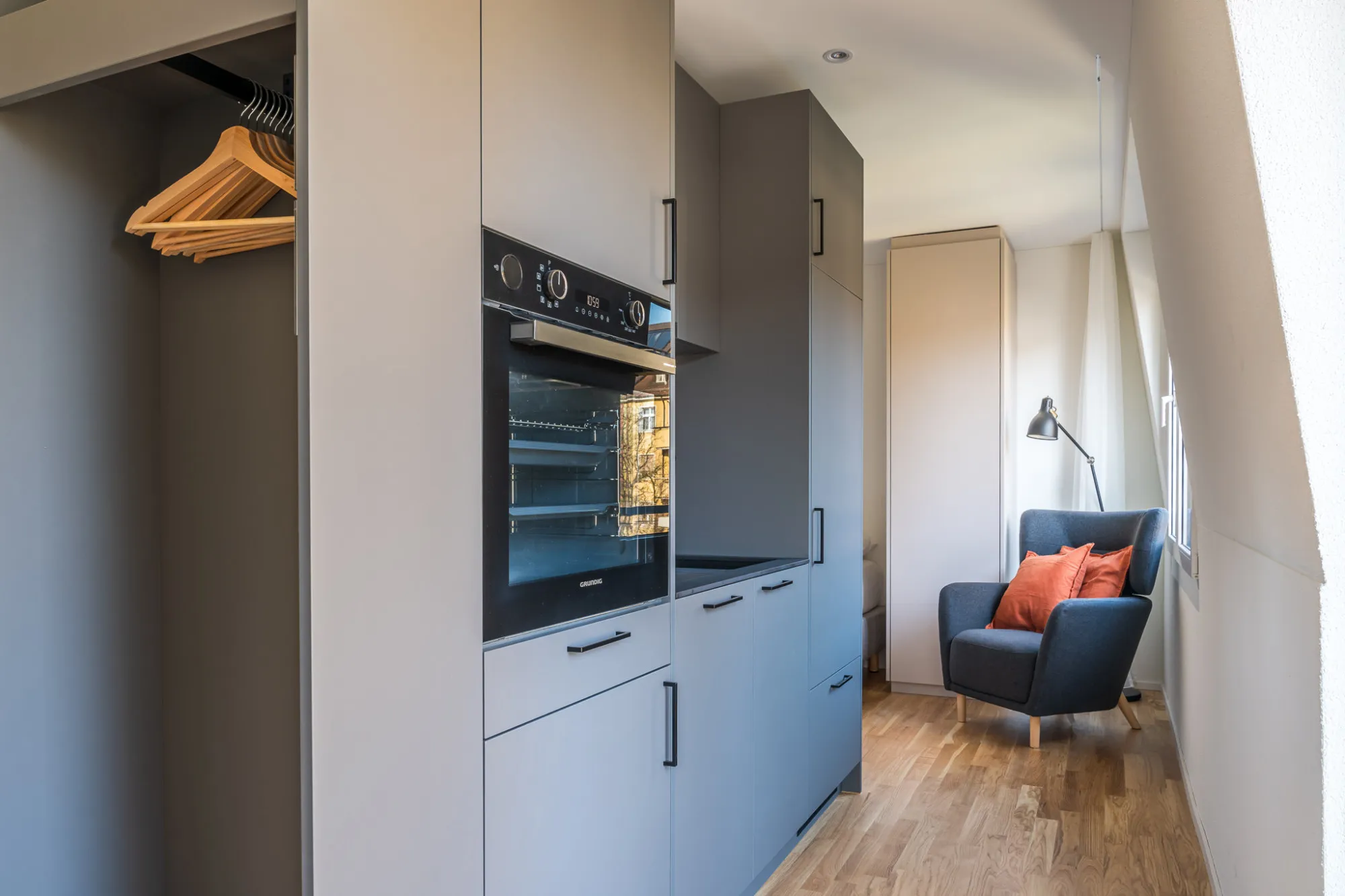 Refined Basel Studio For Remote Work, Efficient 25m2 Flat #2