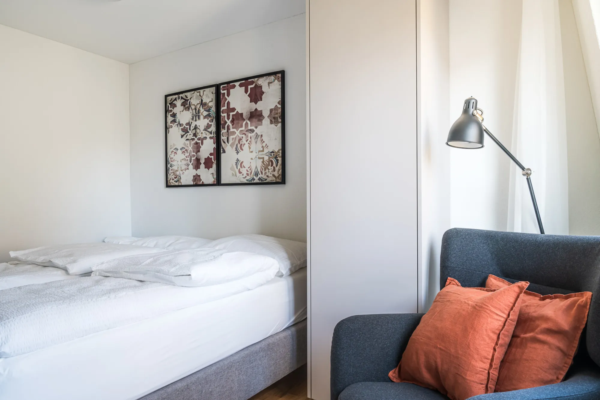 Refined Basel Studio For Remote Work, Efficient 25m2 Flat #4