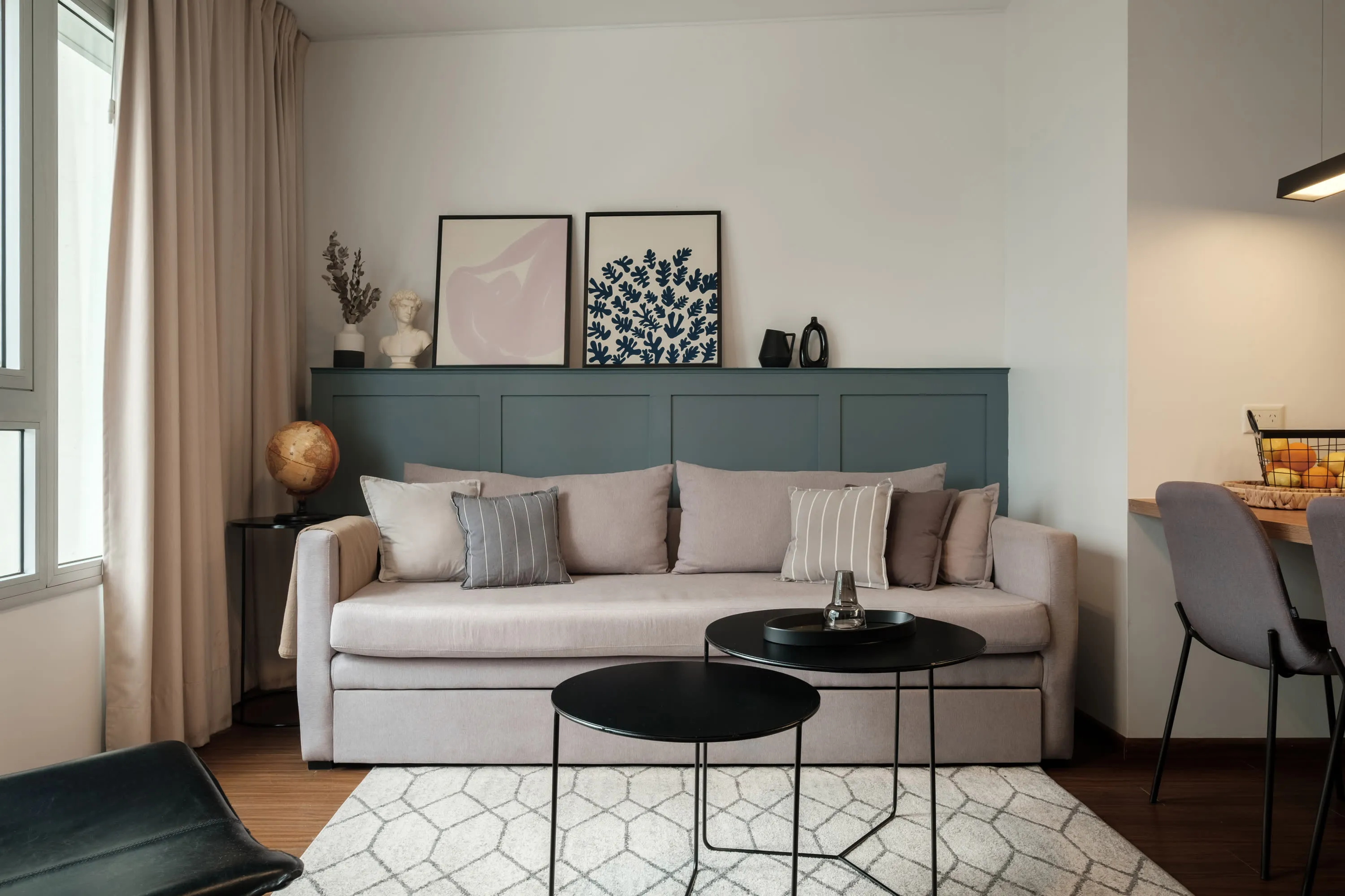Contemporary 1-bed Flat With Dedicated Home Office In Palermo Soho For Remote Work