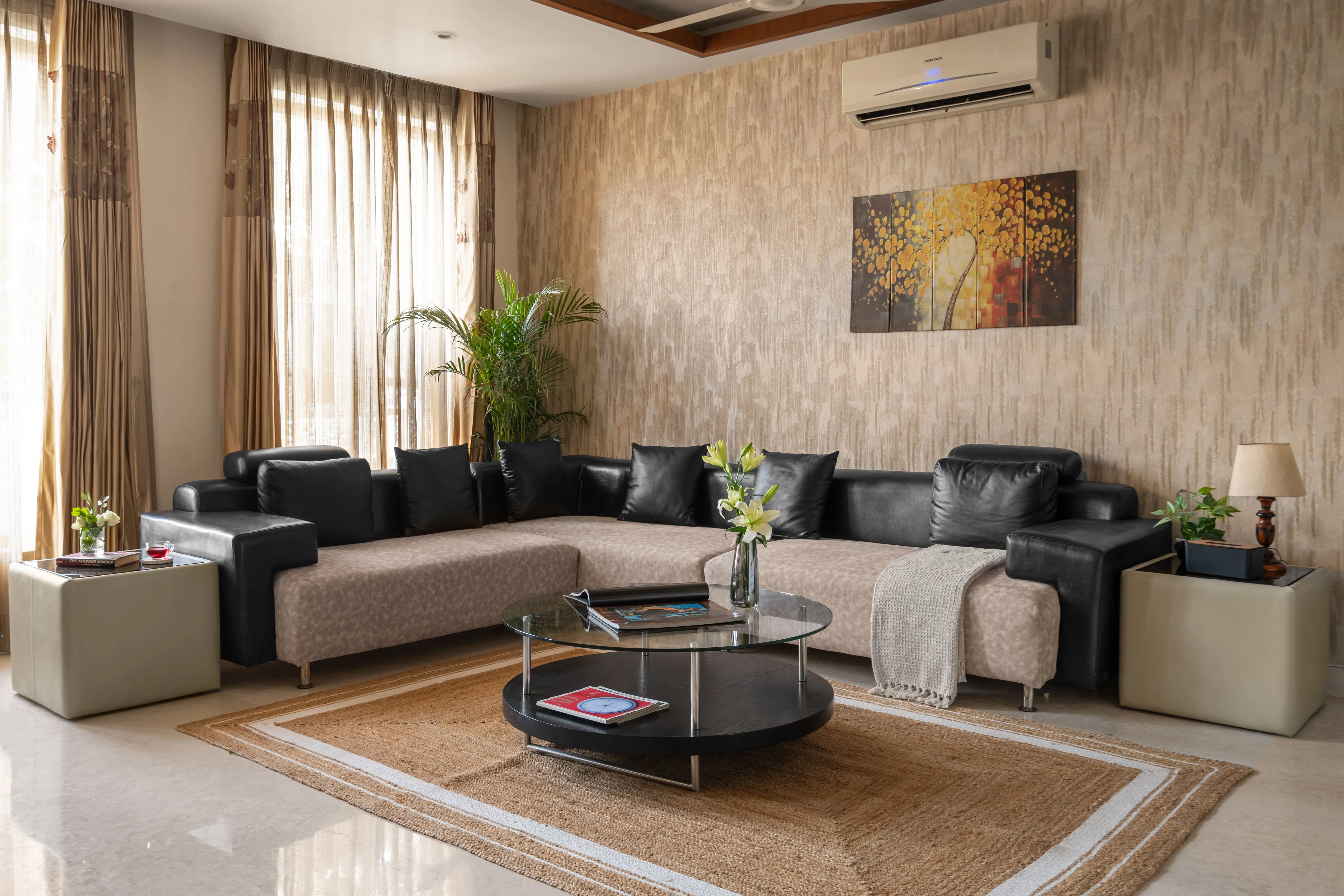 Luxury 3-bed Delhi Flat With City Views And Dedicated Home Office Space