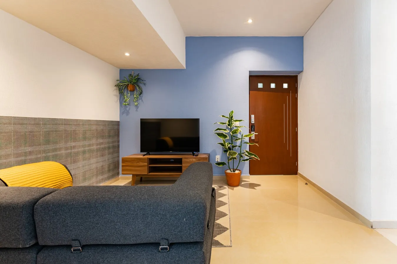 Charming 2-bed Flat With Dedicated Home Office And Gym Access In Mexico City
