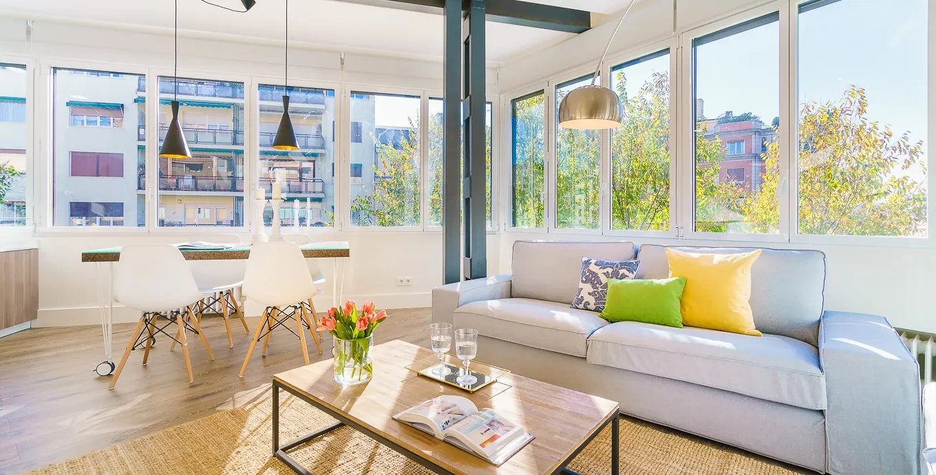 Trendy Madrid Flat With Bright Home Office For Seamless Remote Work In 65m2