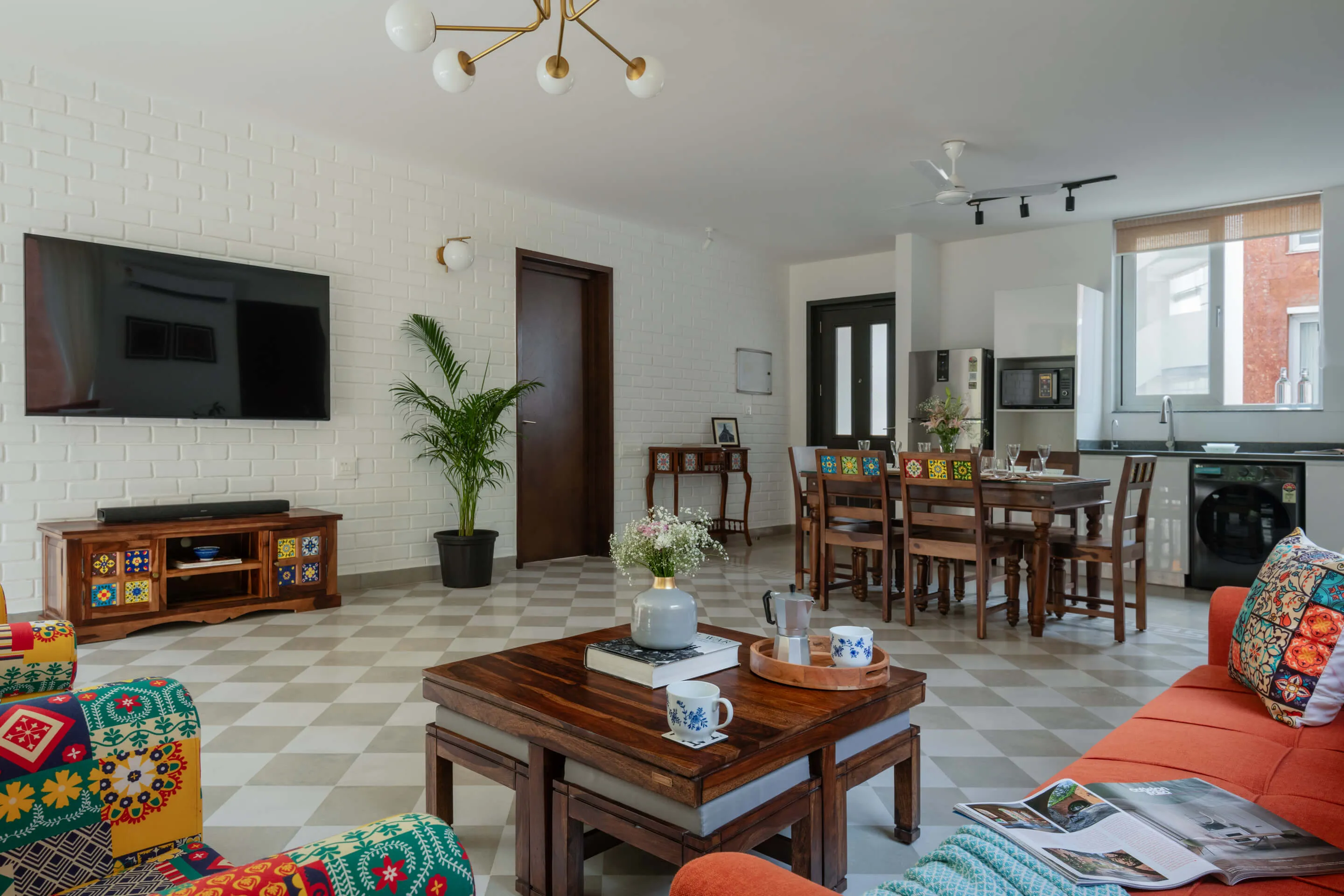 Sleek 2-bed City Flat With Private Balcony And Remote Work Setup In Goa #5