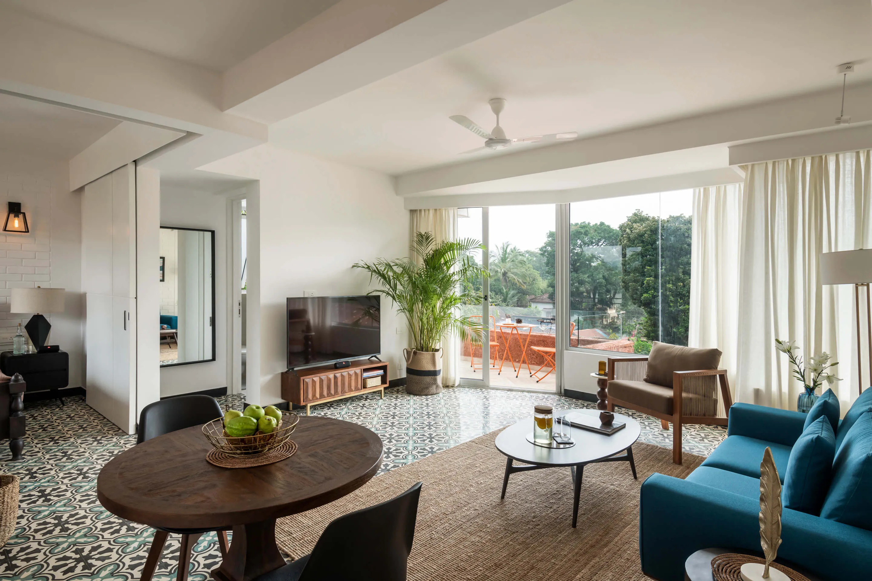 Cozy 1-bed Flat With Home Office Setup In Goa For Seamless Remote Work #2