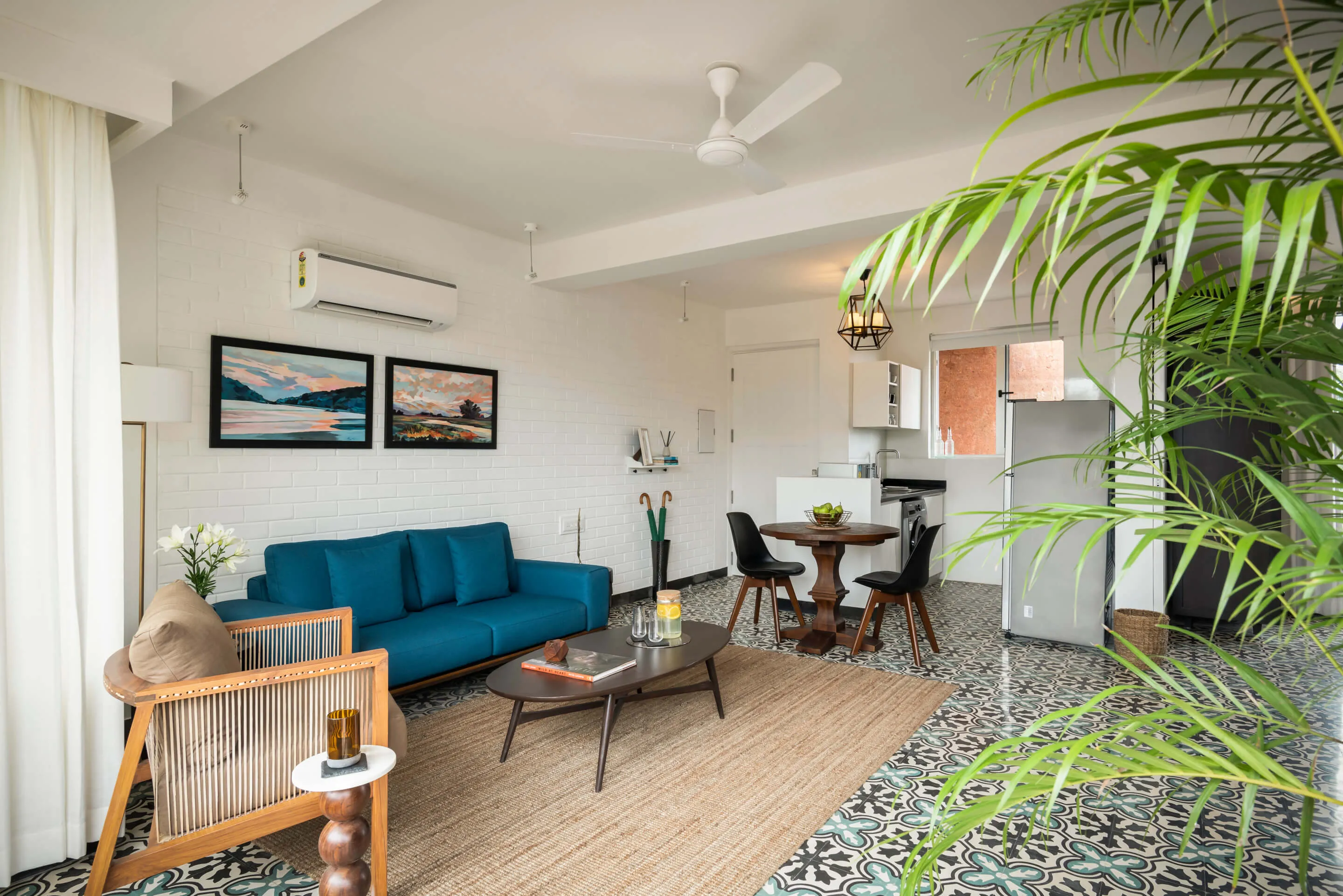 Cozy 1-bed Flat With Home Office Setup In Goa For Seamless Remote Work #4