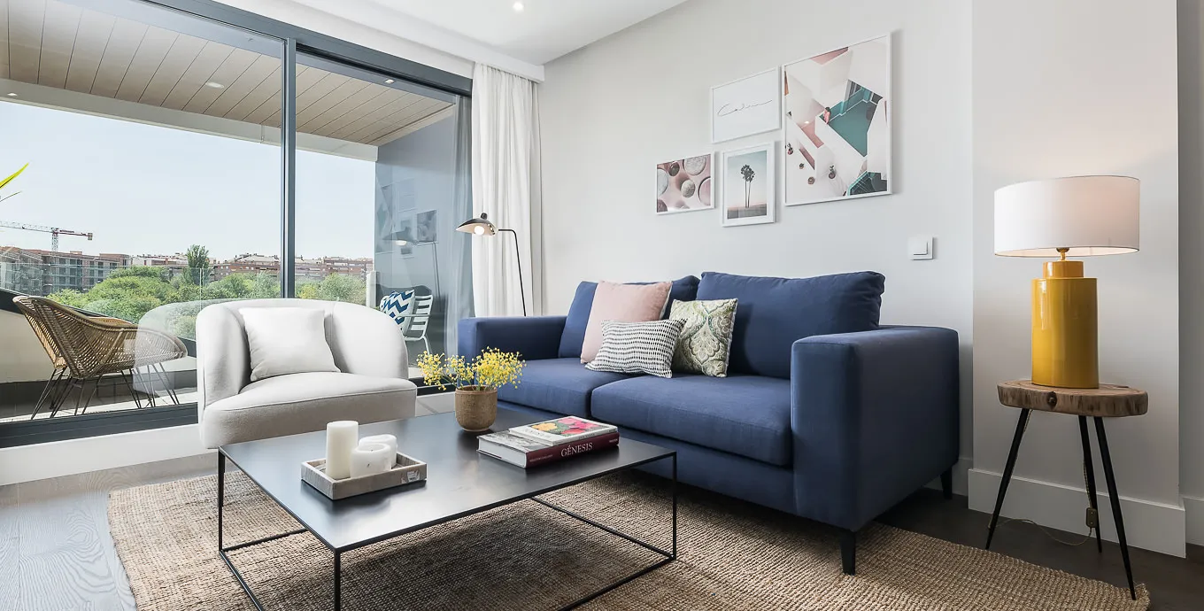 Refined Madrid Flat With Spacious Rooms And Dedicated Home Office Space
