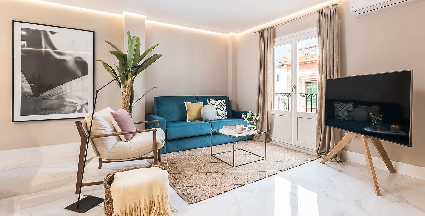 Spacious Ibiza 1br Flat With Dedicated Home Office For Digital Nomads And Remote Work