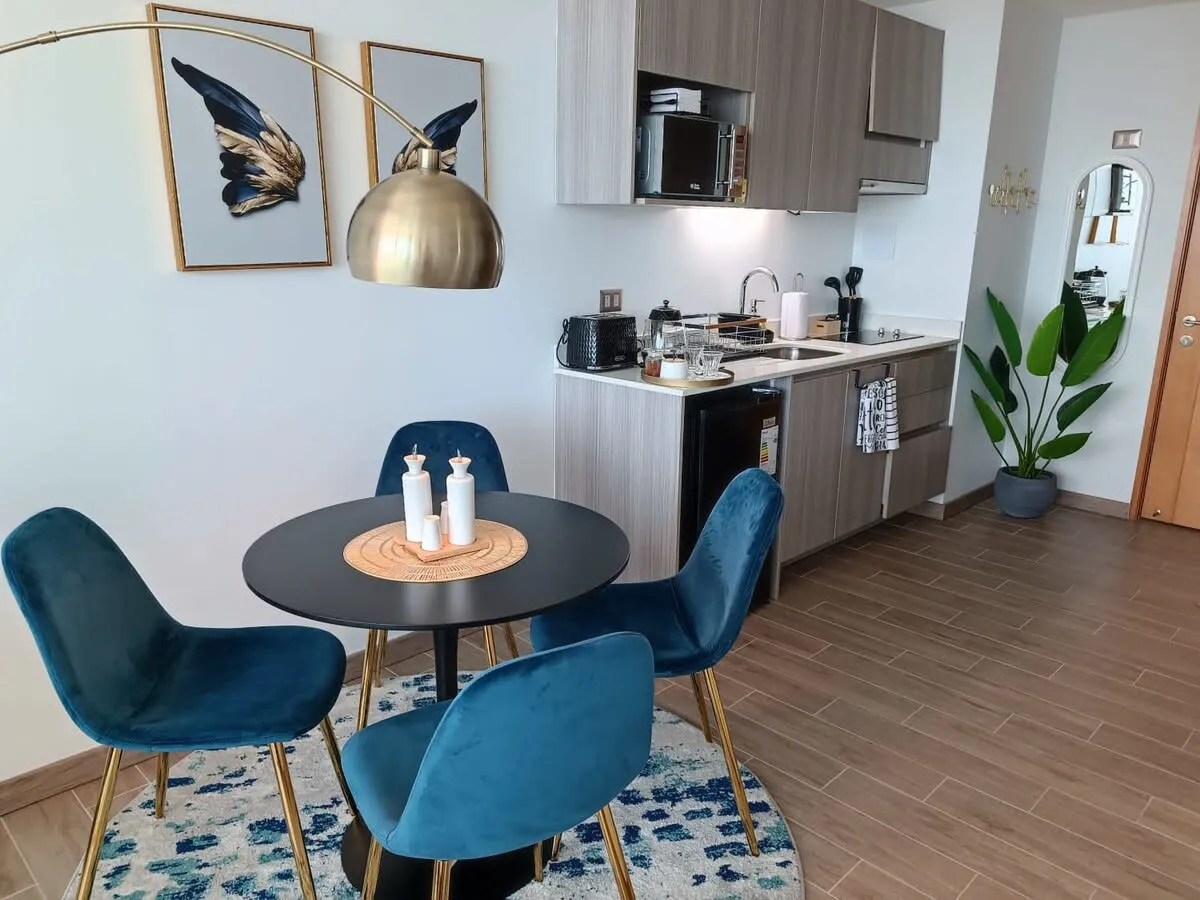 Premium 30m2 Urban Flat With Bright Home Office And Sea Views For Digital Nomads In Antofagasta