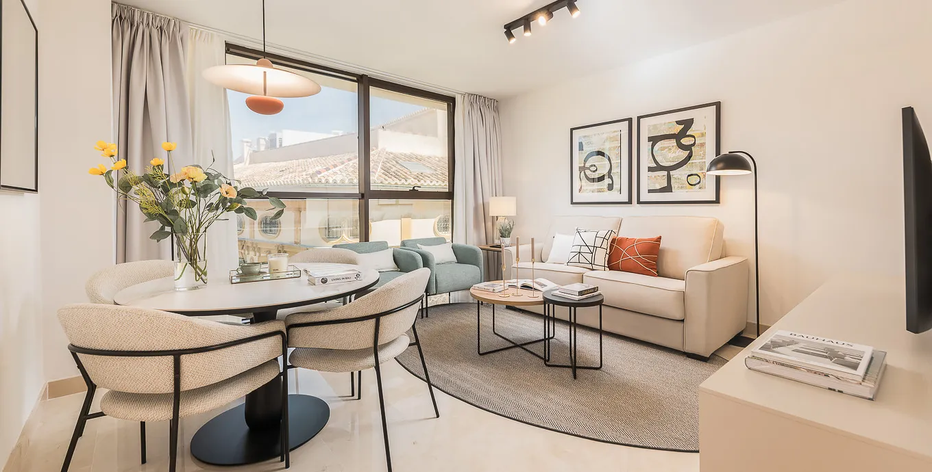Roomy 50m2 Malaga Flat With Dedicated Home Office For Seamless Remote Work
