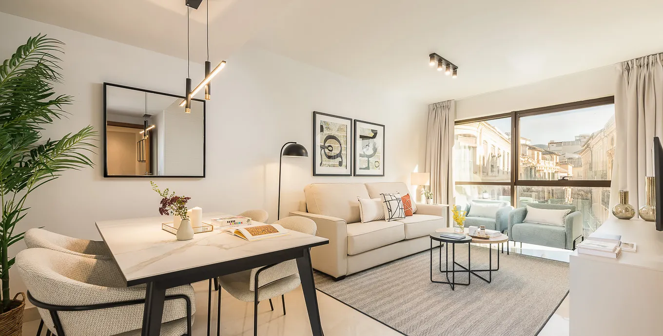 Elegant 60m2 Malaga Flat Designed For Remote Work And Digital Nomads