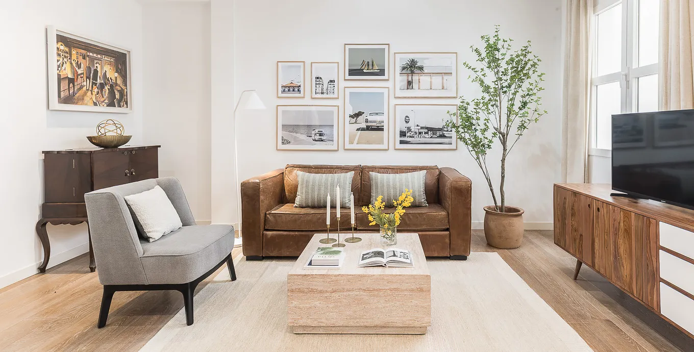 Urban 80m2 Flat With Home Office In Madrid - 2br, Work-from-home Ready