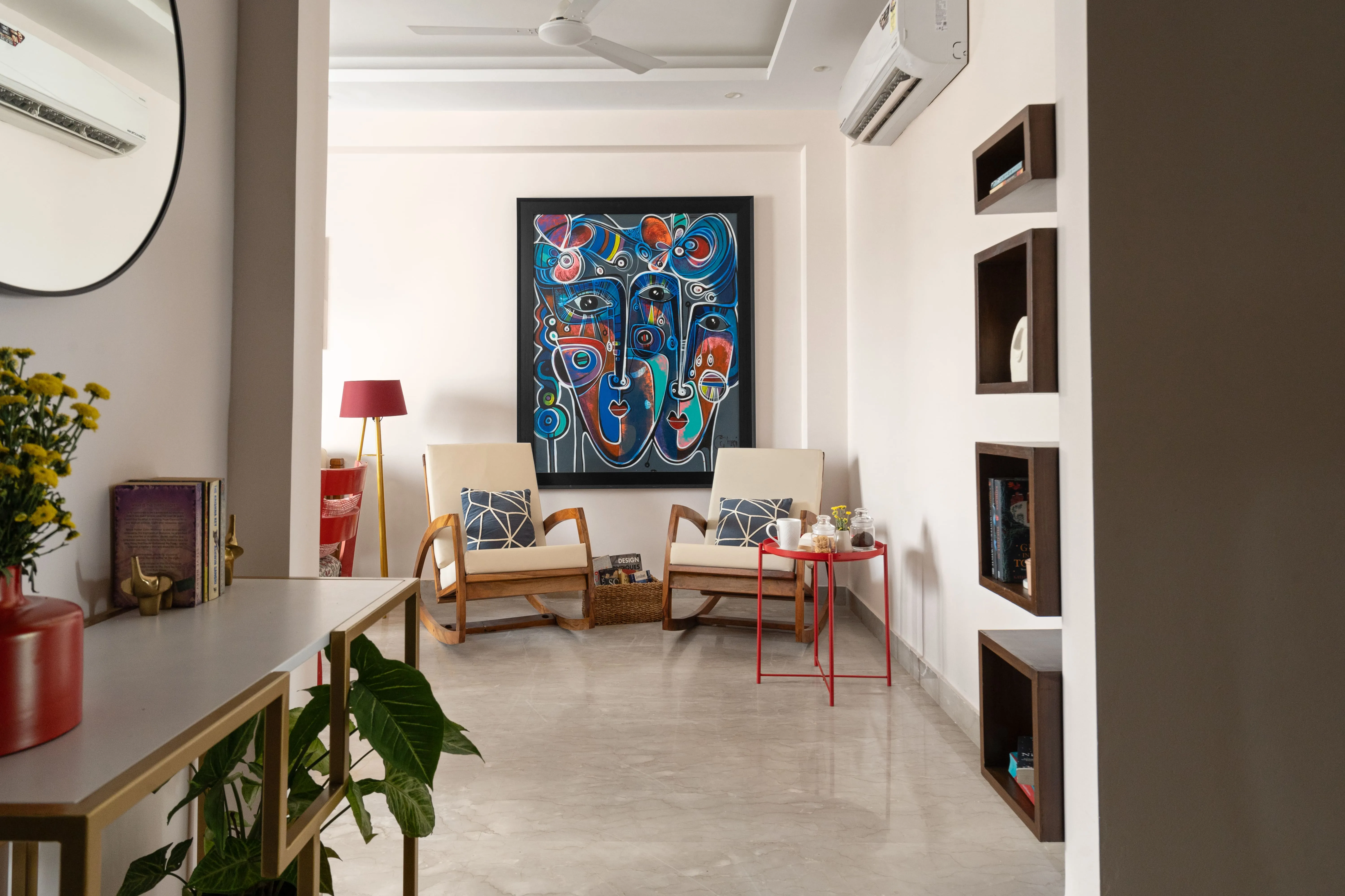 Designer 3-bed Flat With Outdoor Space & Dedicated Home Office In Delhi