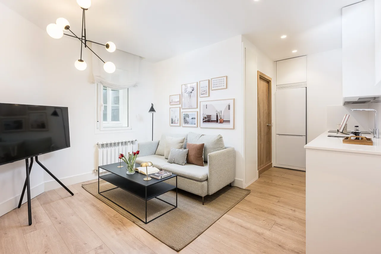 Compact Madrid 1br Flat - Dedicated Home Office Nook For Digital Nomads, Monthly Stay #3
