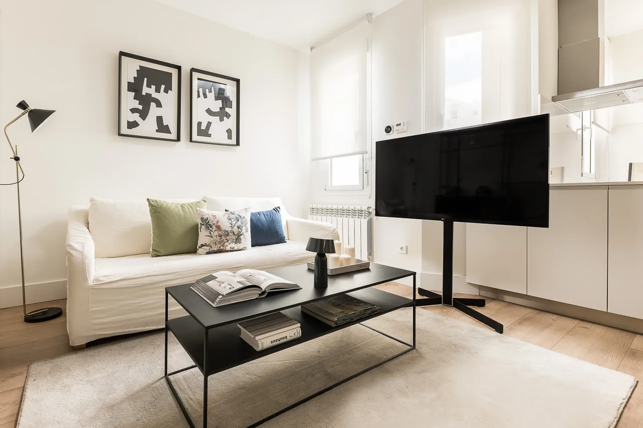Stylish 50m2 Madrid Flat With Dedicated Work Area For Remote Professionals #5