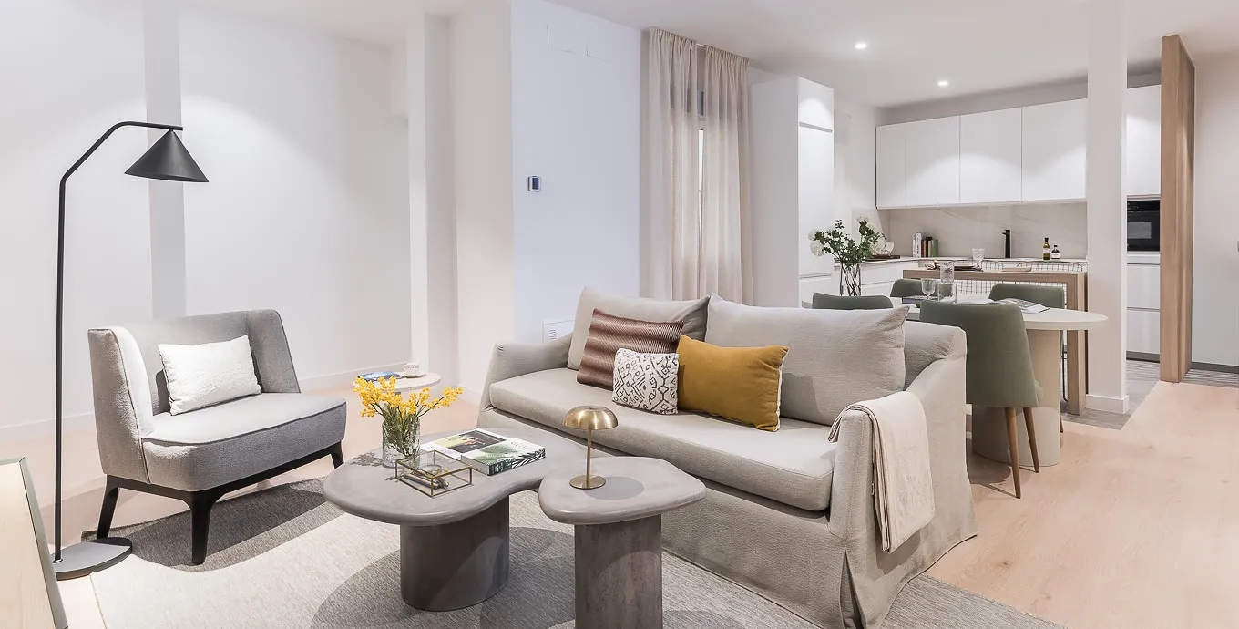 Stylish 105m2 2br Flat In Madrid With Home Office