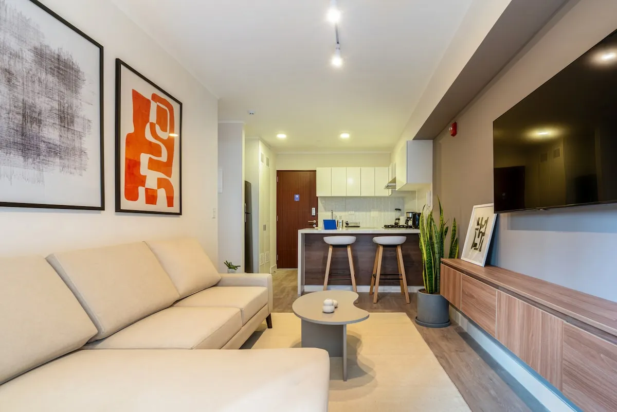 Work From Lima's Barranco: Premium 1br Flat With Pool + Workspace By Malecon #4