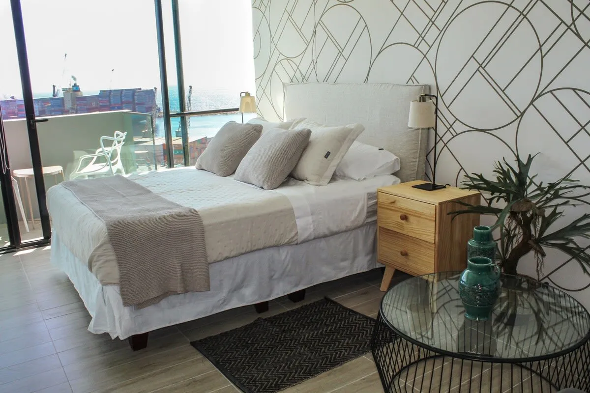 Trendy 35m2 City Flat With Sea Views And Dedicated Home Office In Antofagasta