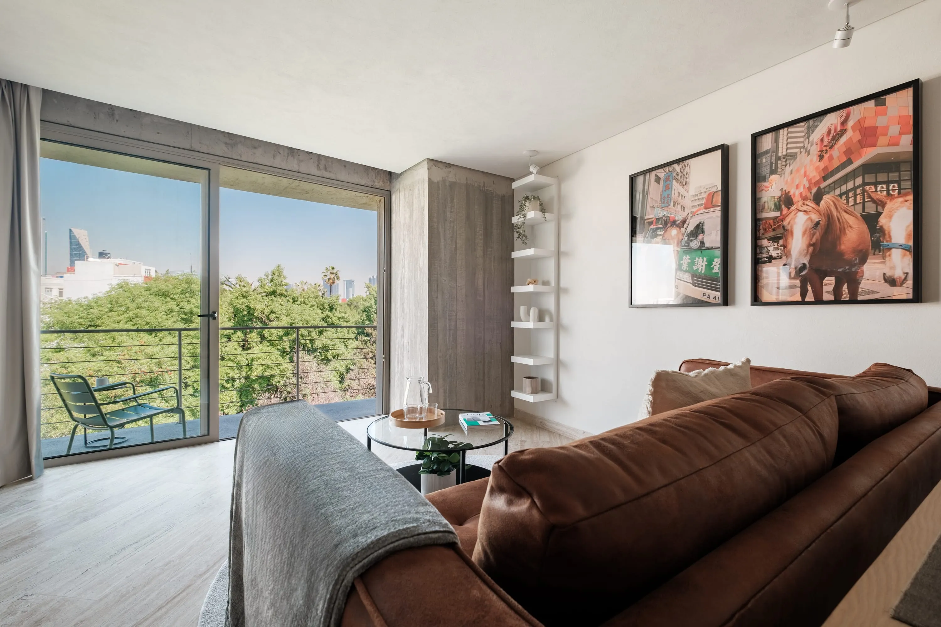 Premium Studio With Balcony And City Views For Remote Work In Cdmx