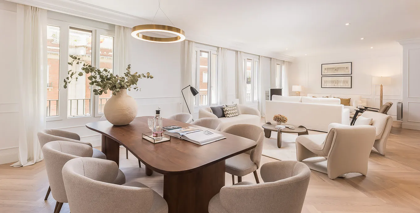 Stylish 177m2 Sky Residence In Madrid With Large Home Office & Panoramic Skyline Views