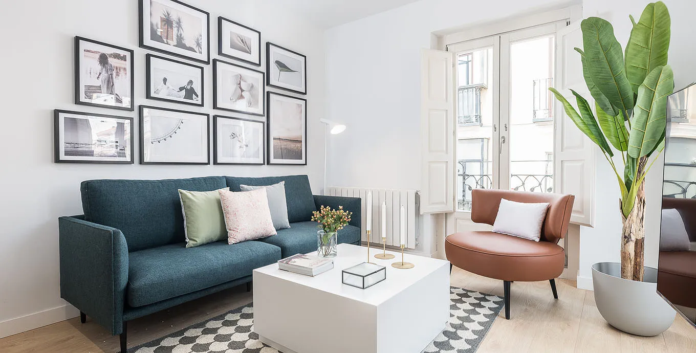 Luxurious 2br Madrid Flat With Bright Spaces And Dedicated Home Office Area