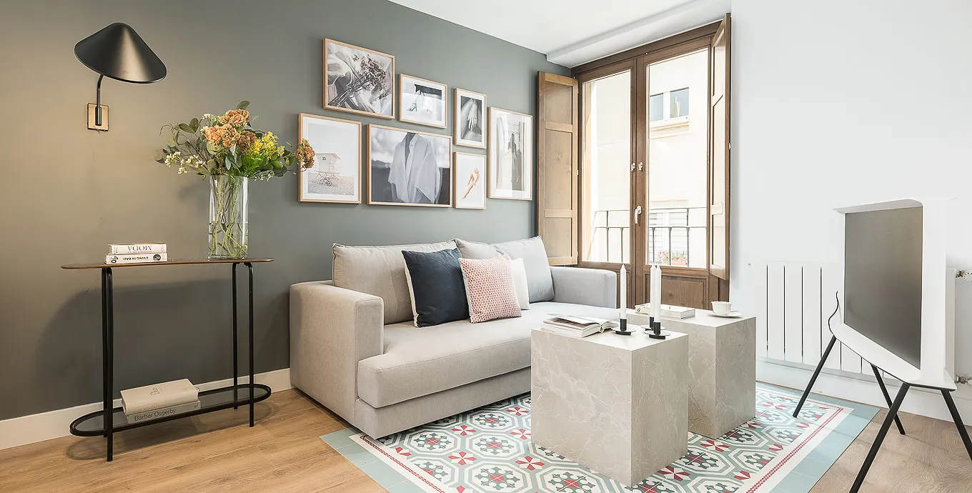 Airy Upscale 1br Flat - Dedicated Home Office & Fast Wifi In Madrid 54m2
