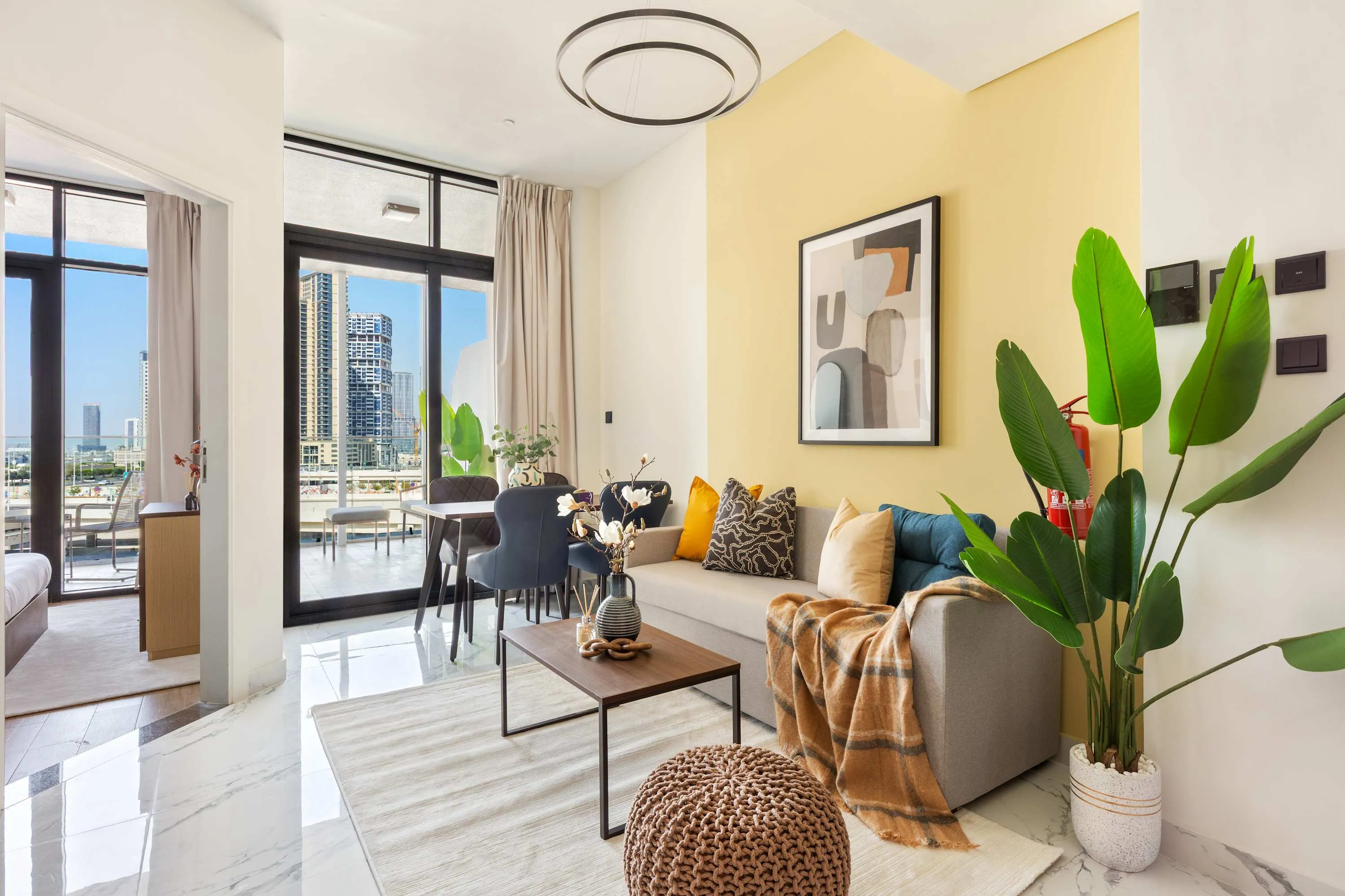 Upscale 49m2 Abu Dhabi Flat With Prime Home Office Space In Al Maryah Tower #2