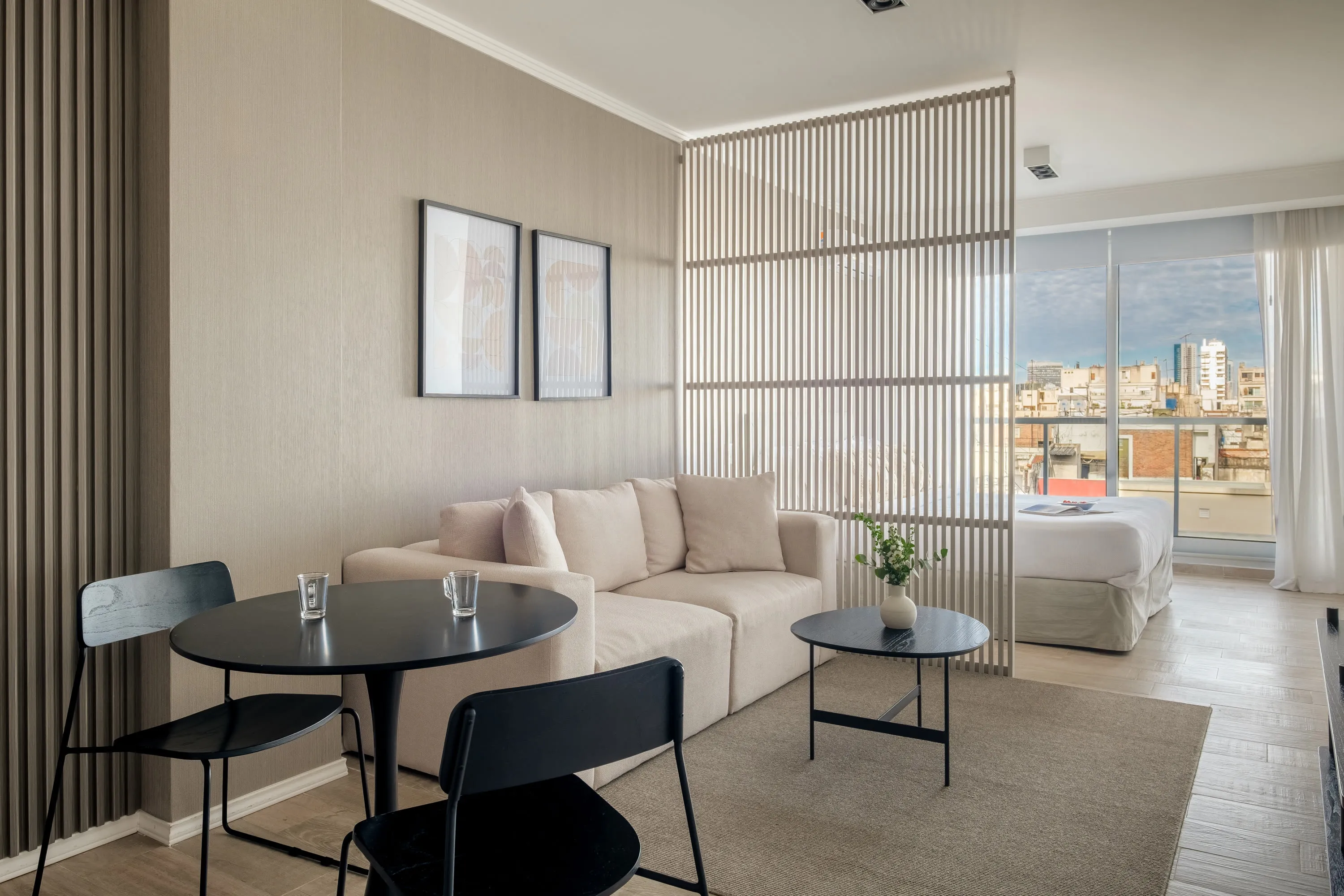 Elegant Compact Studio With Dedicated Home Workspace In Recoleta, Buenos Aires