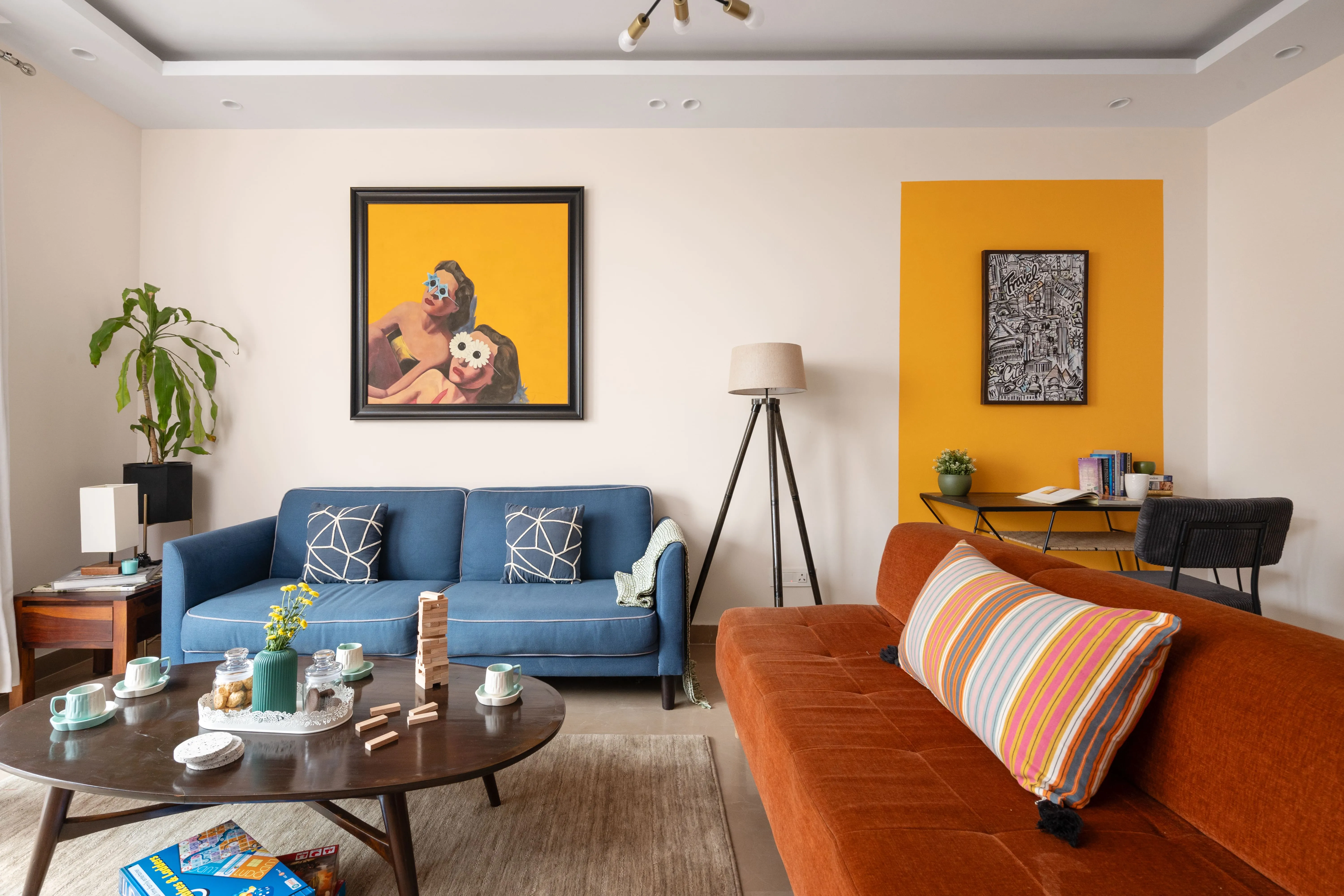 Charming 1-bed Modern Flat With Dedicated Home Office For Remote Work In Goa