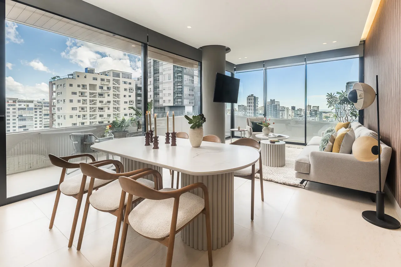 Sea-view Luxury Sky Home In Santo Domingo: Trendy 2br Built For Remote Work - Corporate Housing in Santo Domingo, Dominican Republic