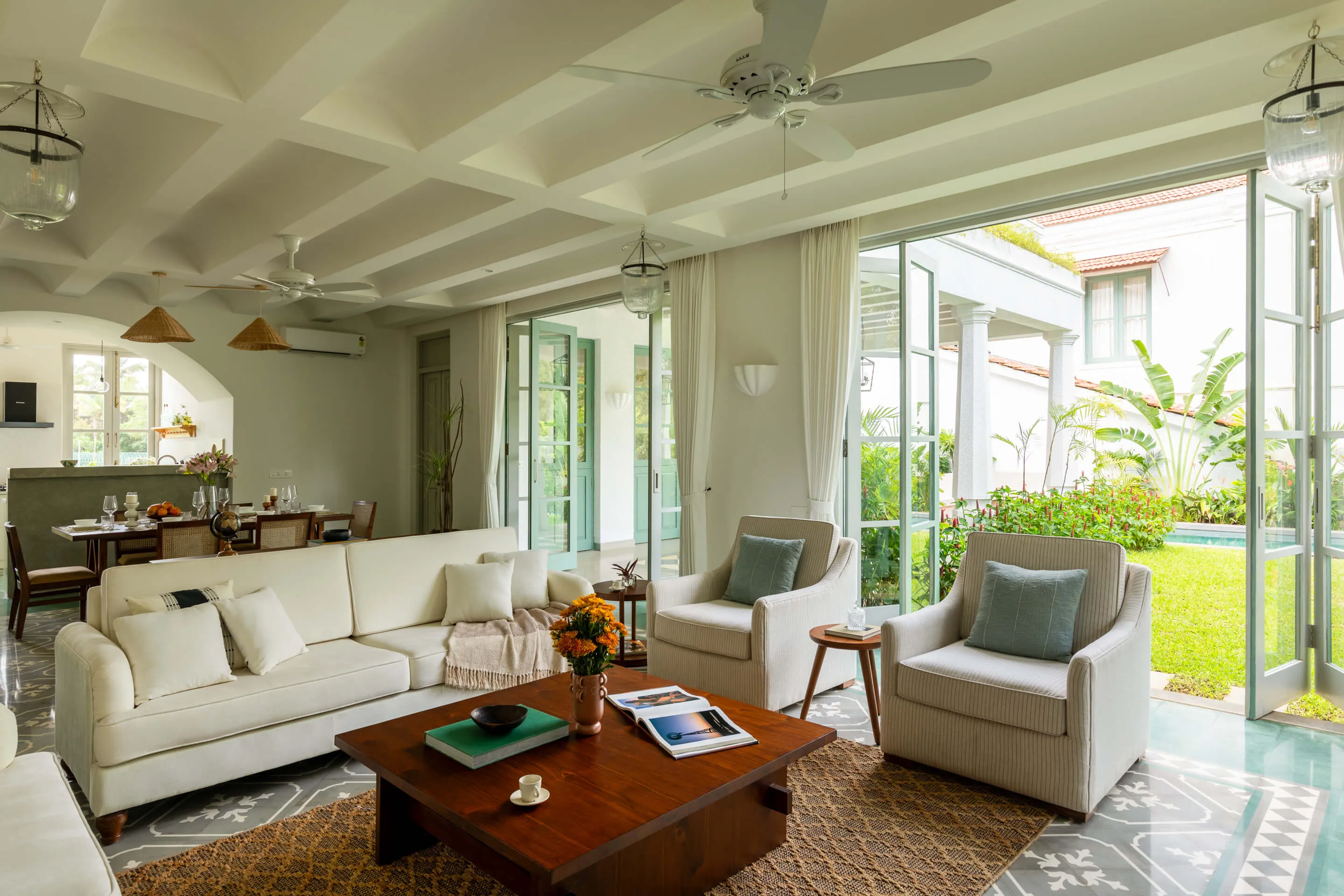 Luxurious 4-bed Flat With Custom Home Office For Remote Work In Goa's Coastal Area