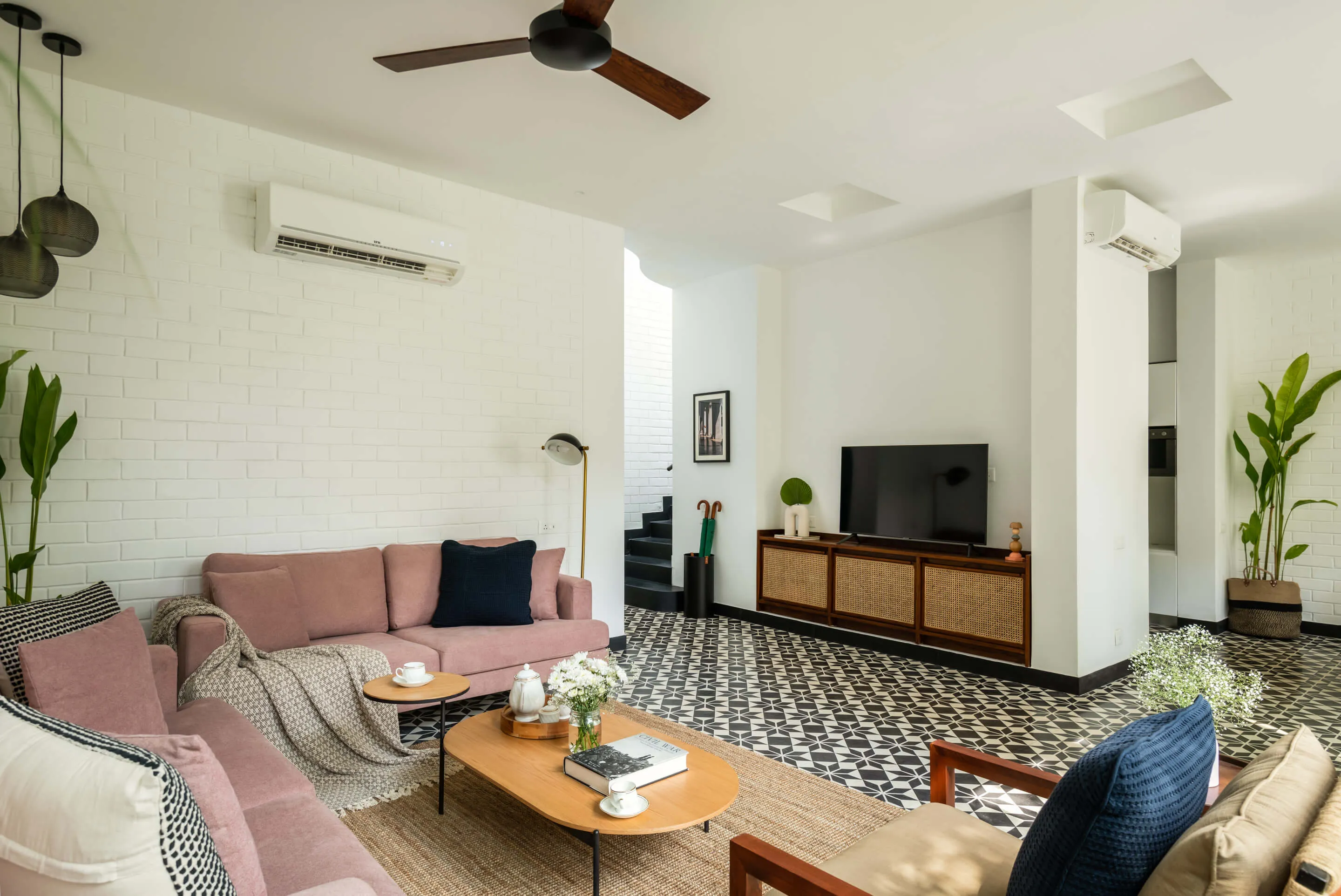 Designer Goa Flat With Dedicated Home Office In Efficient 2-bedroom Layout #5
