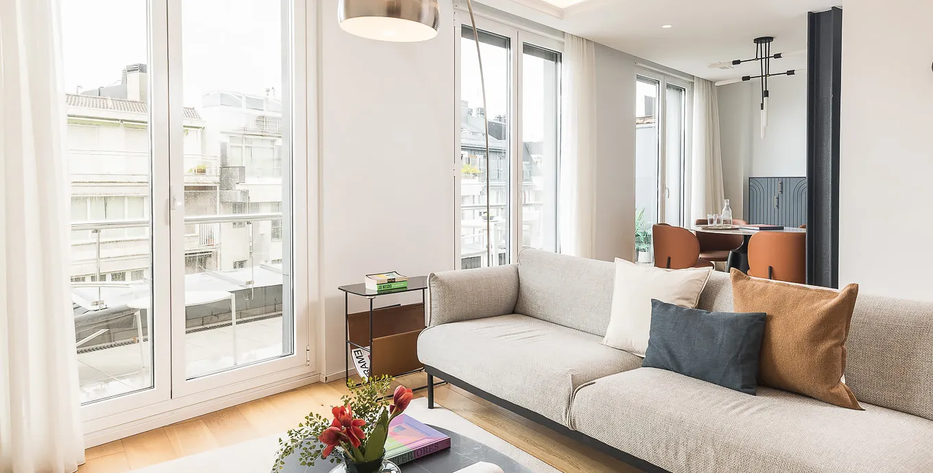 Luxurious 150m2 Metropolitan Flat With Dedicated Home Office In The Heart Of Zubieta